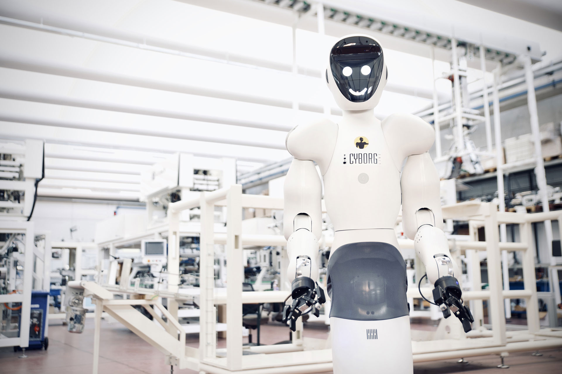 Future robot. Cyborg. Machine robot. Innovation. : image